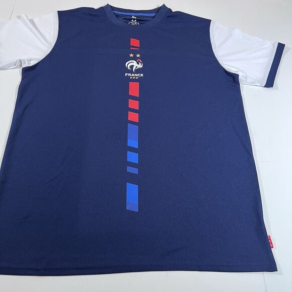 FFF France National Team Soccer Football Jersey Shirt FIFA Men's XL - Picture 2 of 9